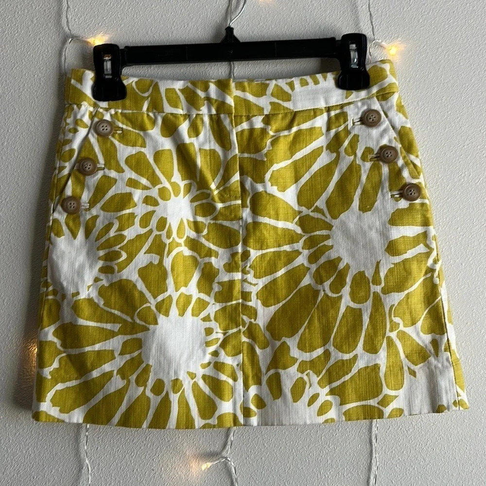 J Crew Printed Mini Skirt​​​​​